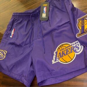 Los Angeles Lakers Purple NBA Athletic Shorts Men’s XL